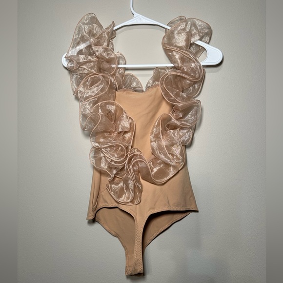 Free People Ruffle Bodysuit - Picture 3 of 3